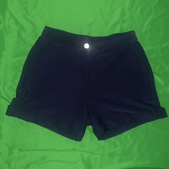 Puma Women's Navy Blue Stretch Golf Shorts size Small - Picture 2 of 12